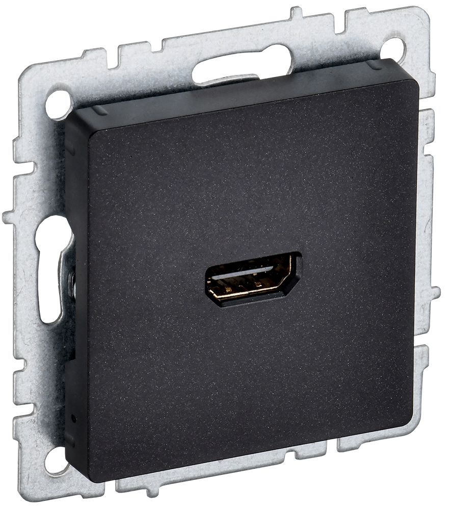 IEK BRITE Розетка HDMI РHDMI-0-БрЧ черный