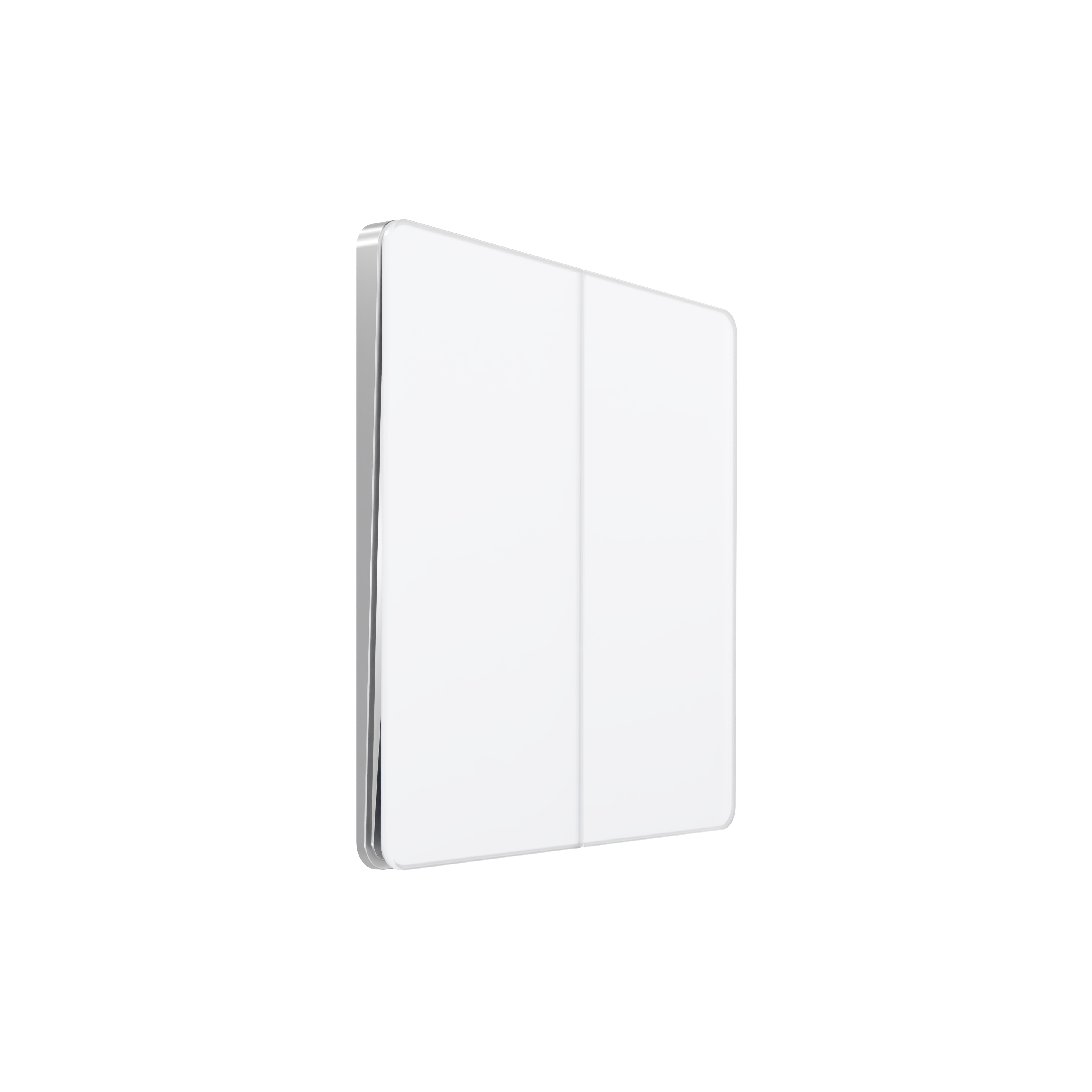 Systeme Electric Systeme Infinity Арктический лед Выключатель с самовозвратом 2-клавишный, 10А
