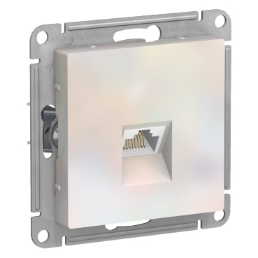 SE AtlasDesign Жемчуг Розетка компьютерная RJ45, кат. 6A, механизм