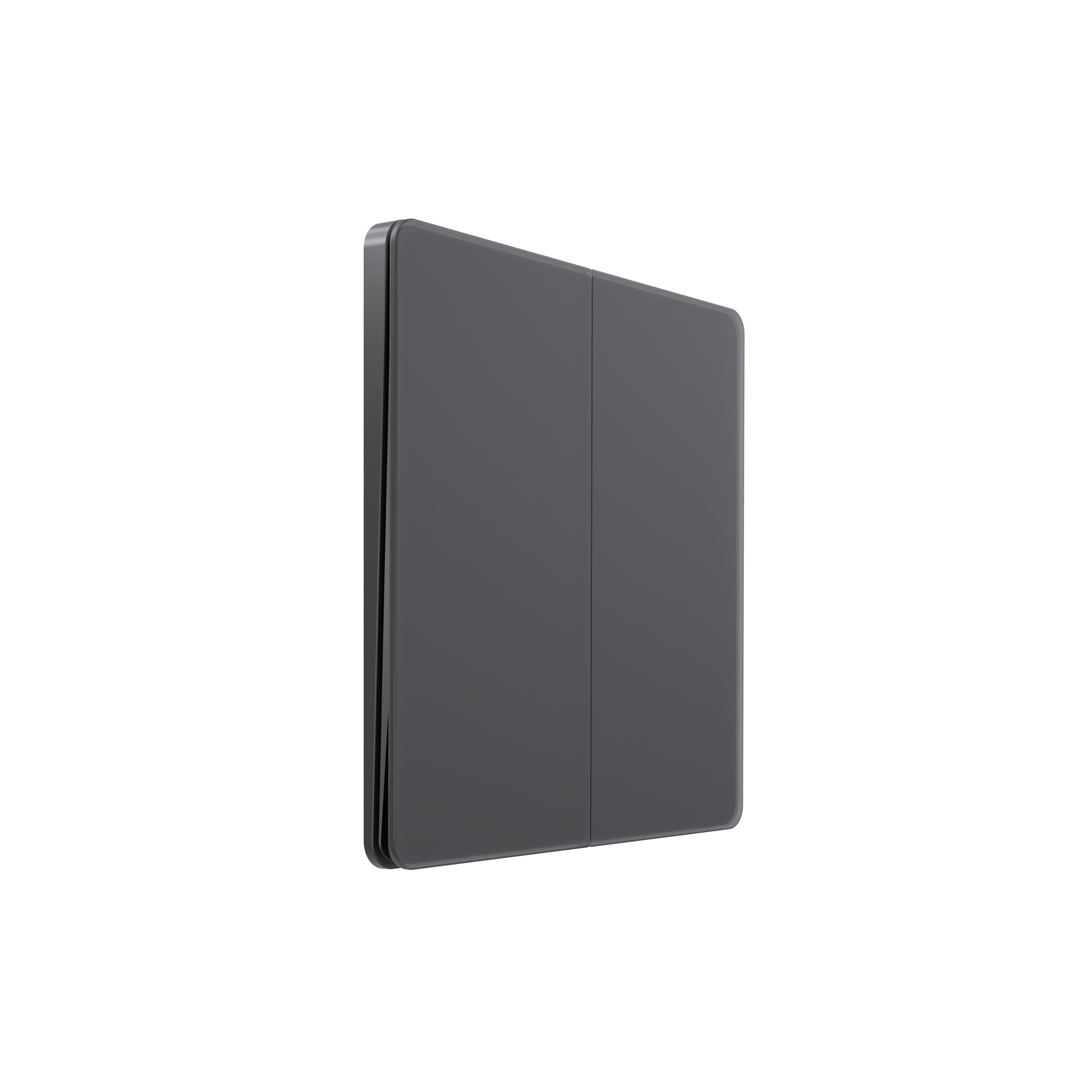 Systeme Electric Systeme Infinity Вулканический пепел Выключатель с самовозвратом 2-клавишный, 10А