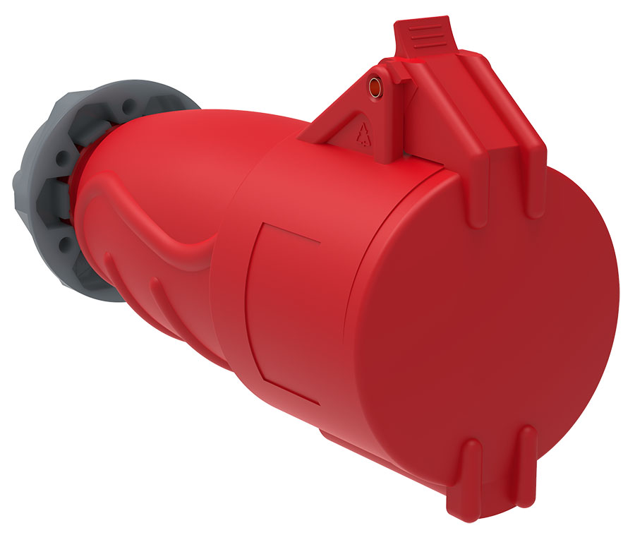 IEK Розетка переносная ССИ-224 32А-6ч/380-415В 3Р+РЕ IP44 MAGNUM