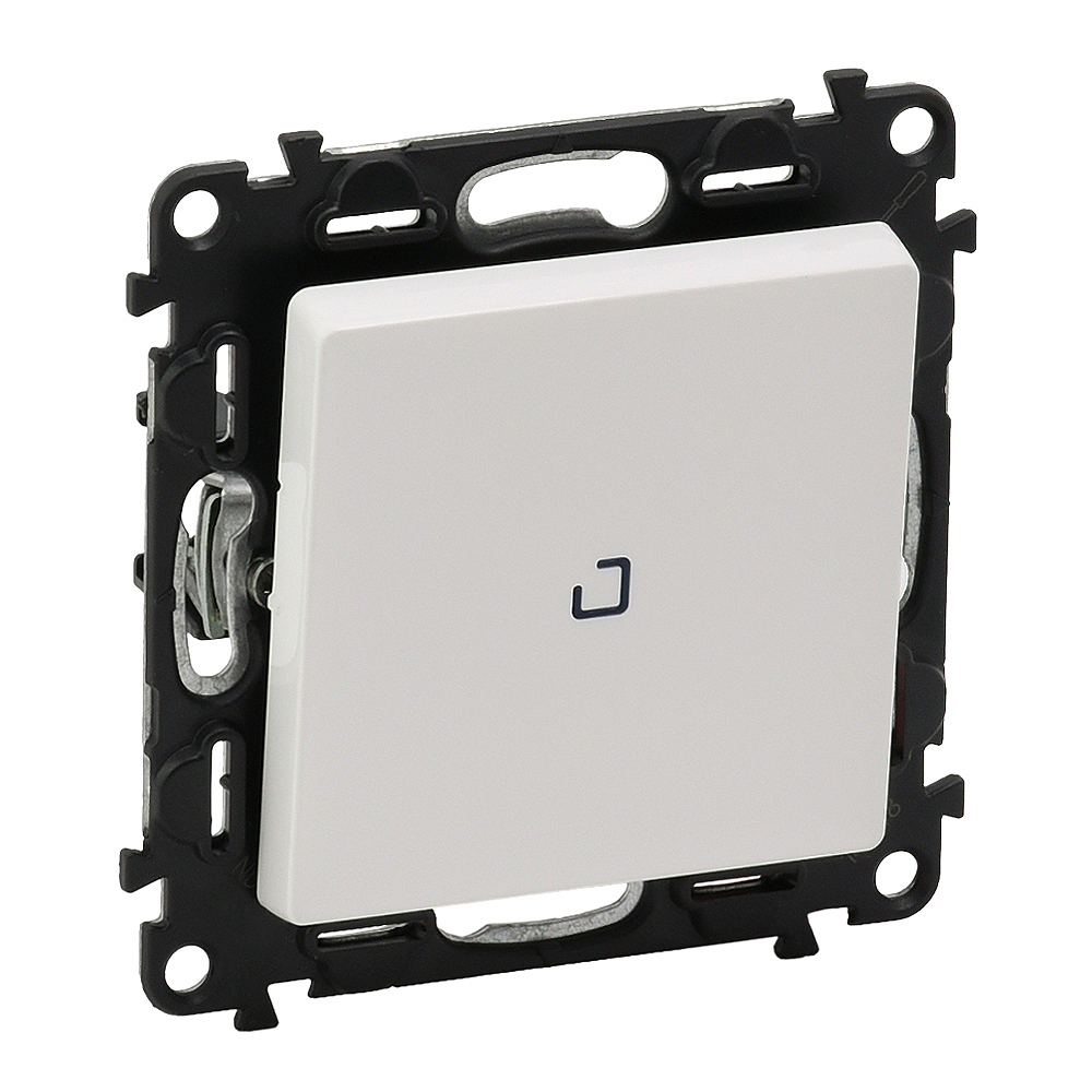 Legrand Valena LIFE DIY Бел Выключатель 1-клавишный с подсветкой 10А 250В