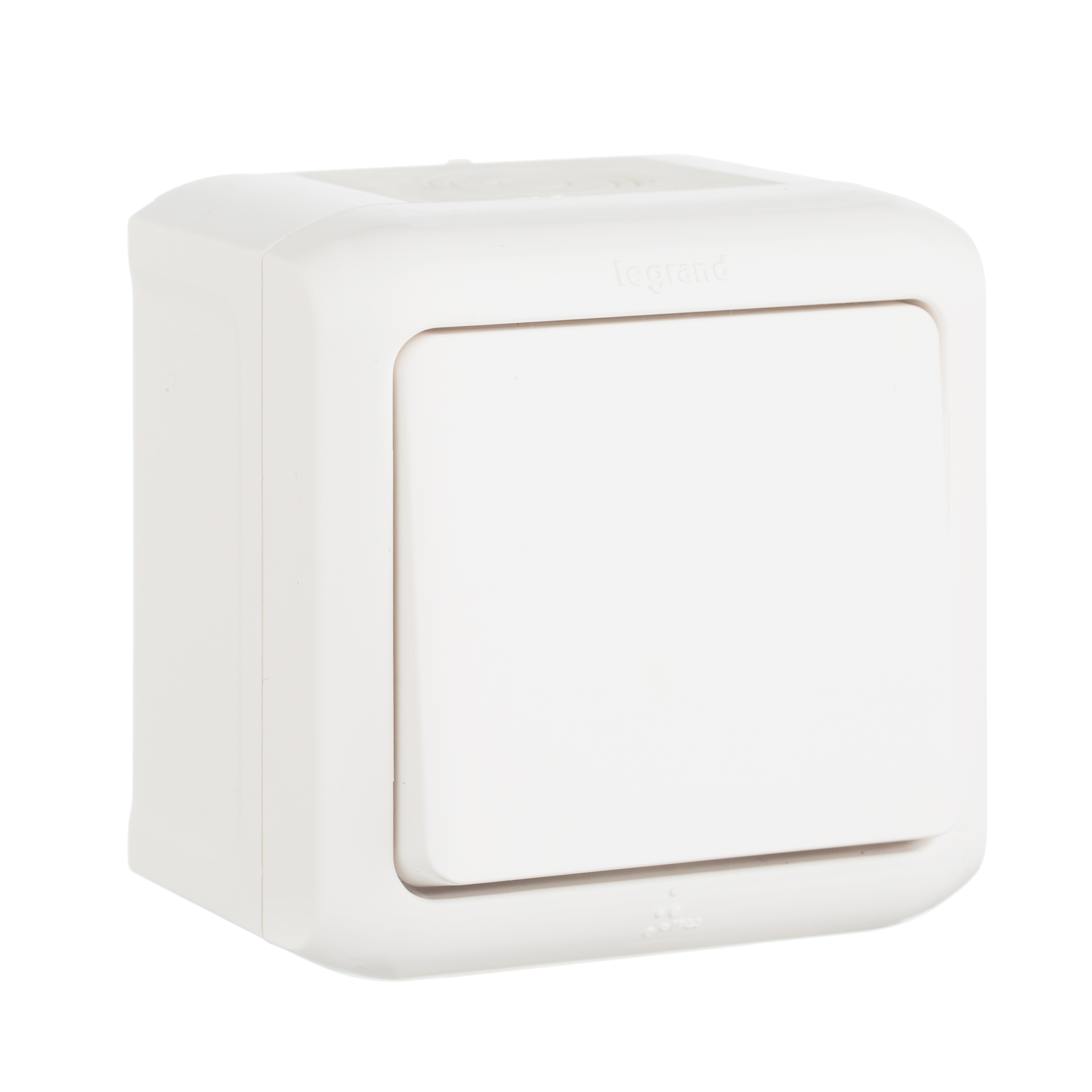 Legrand Quteo Белый Переключатель 1-клавишный IP44 10А