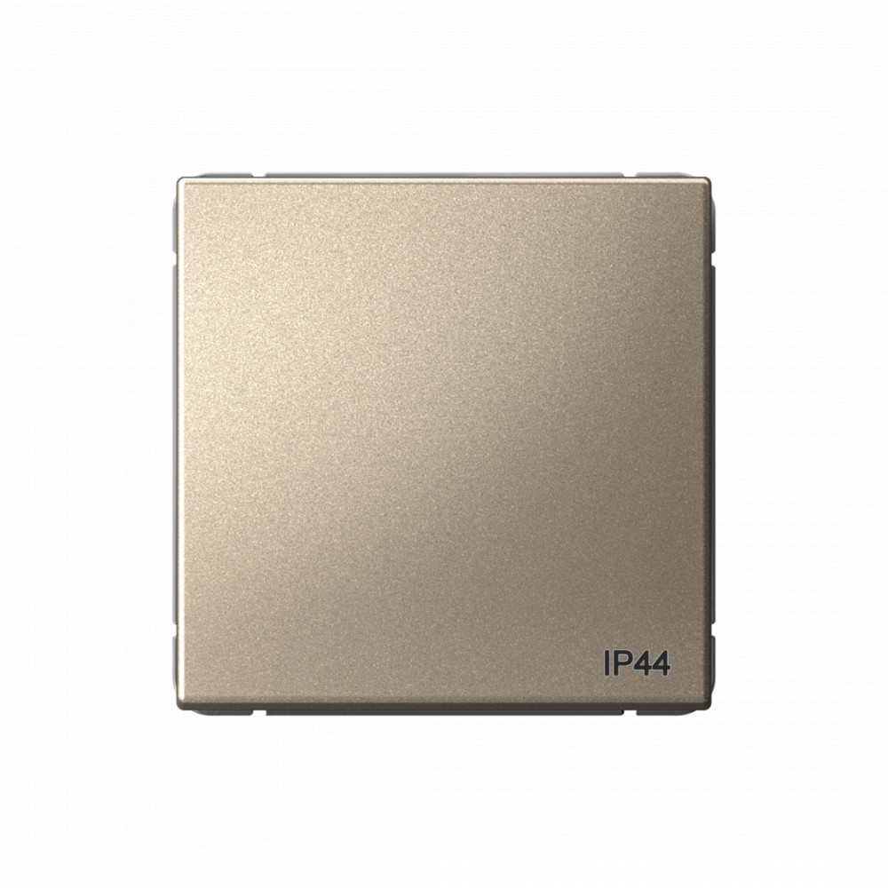 Systeme Electric ArtGallery Шампань Переключатель 1-клавишный IP44, 10АХ, механизм