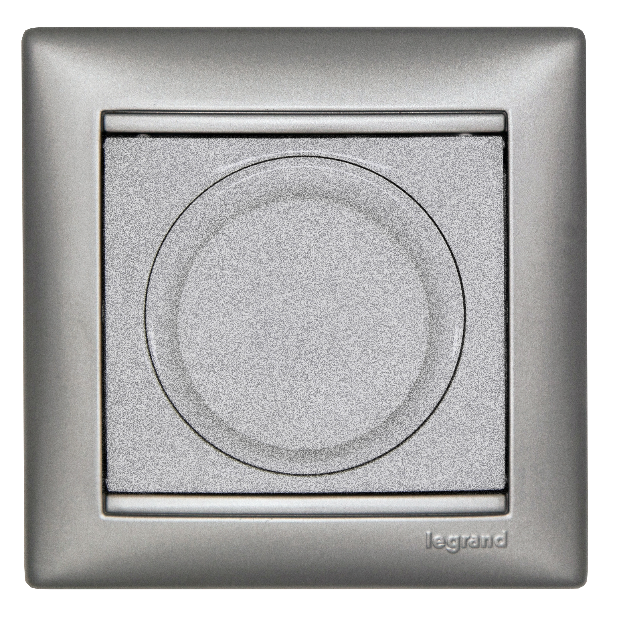 Legrand Valena Classic Алюминий Светорегулятор поворотный универсальный 2-проводный 5-300 Вт