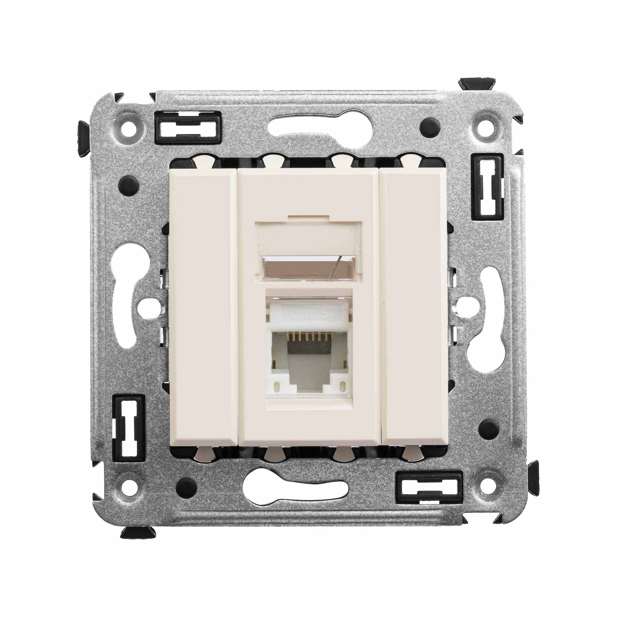 DKC Avanti Ванильная дымка Компьютерная розетка RJ-45 один  категория 5e