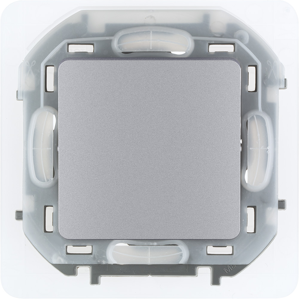 Legrand INSPIRIA Алюминий Переключатель IP44 - 10 AX - 250 В