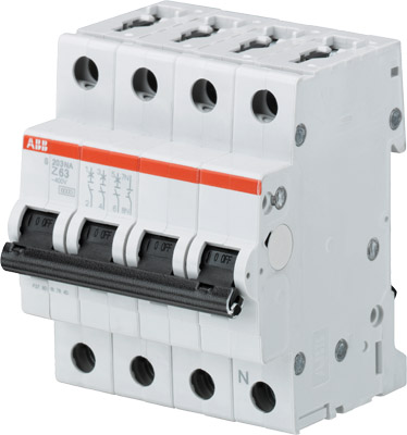 ABB Выключатель автоматический 3P+N S203M-D63NA