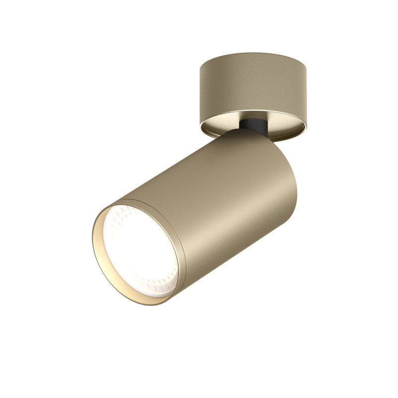 Denkirs DK2029-GG Светильник накладной TUBE IP 20, 15 Вт, GU10, матовое золото