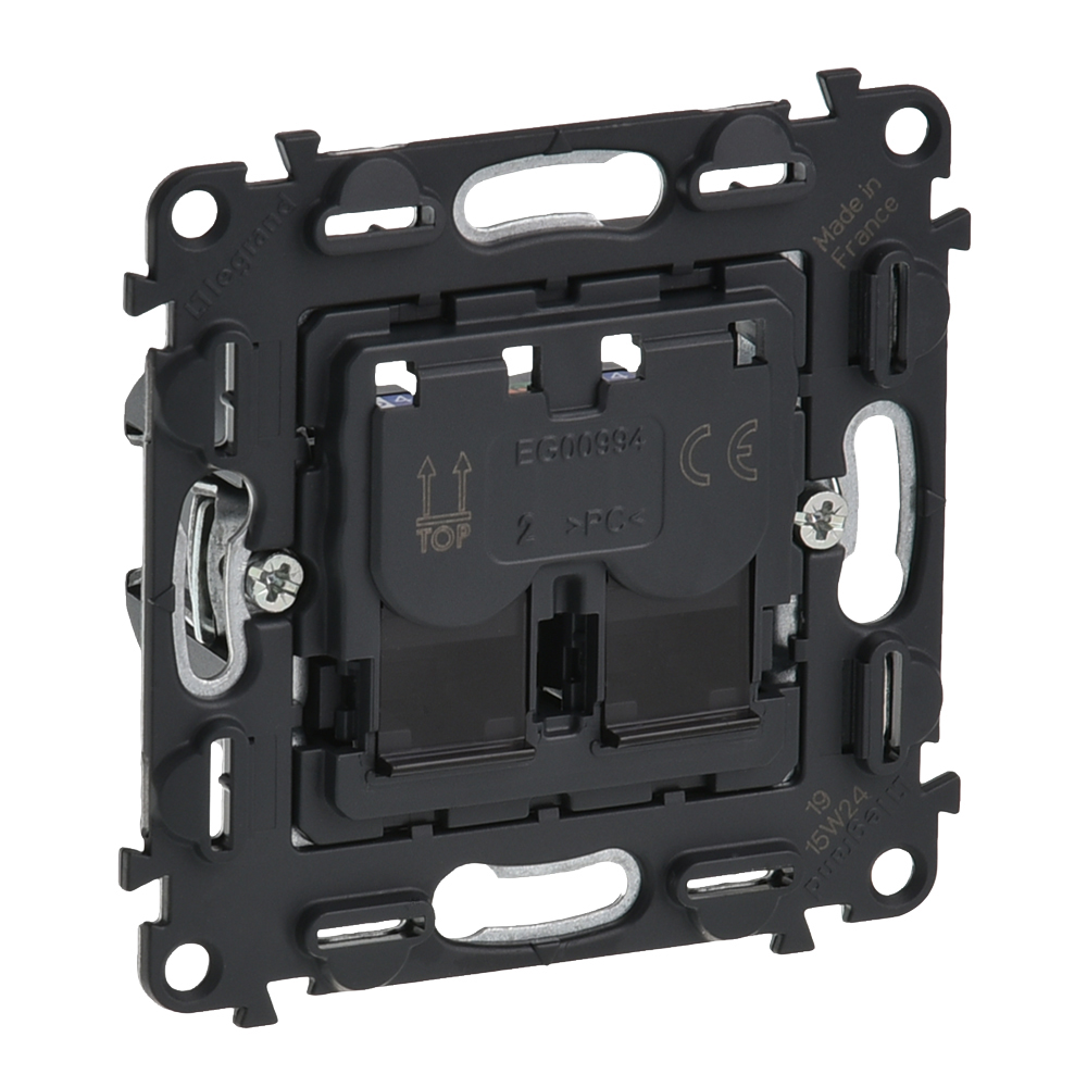 Legrand Valena Мех IN'MATIC Розетка 2-ая комп, RJ45, кат.6А UTP