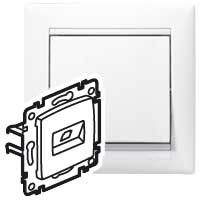 Legrand Valena Бел Розетка комп(RJ45) 1-ая 6 кат UTP
