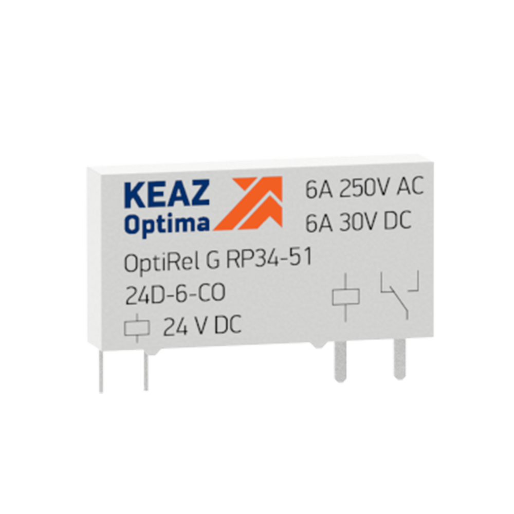 КЭАЗ Реле промежуточное OptiRel G RP34-51-24D-6-NO