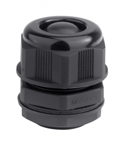 DKC Кабельный ввод, IP68, M40, с мембраной, черный, для кабеля d.22-32mm