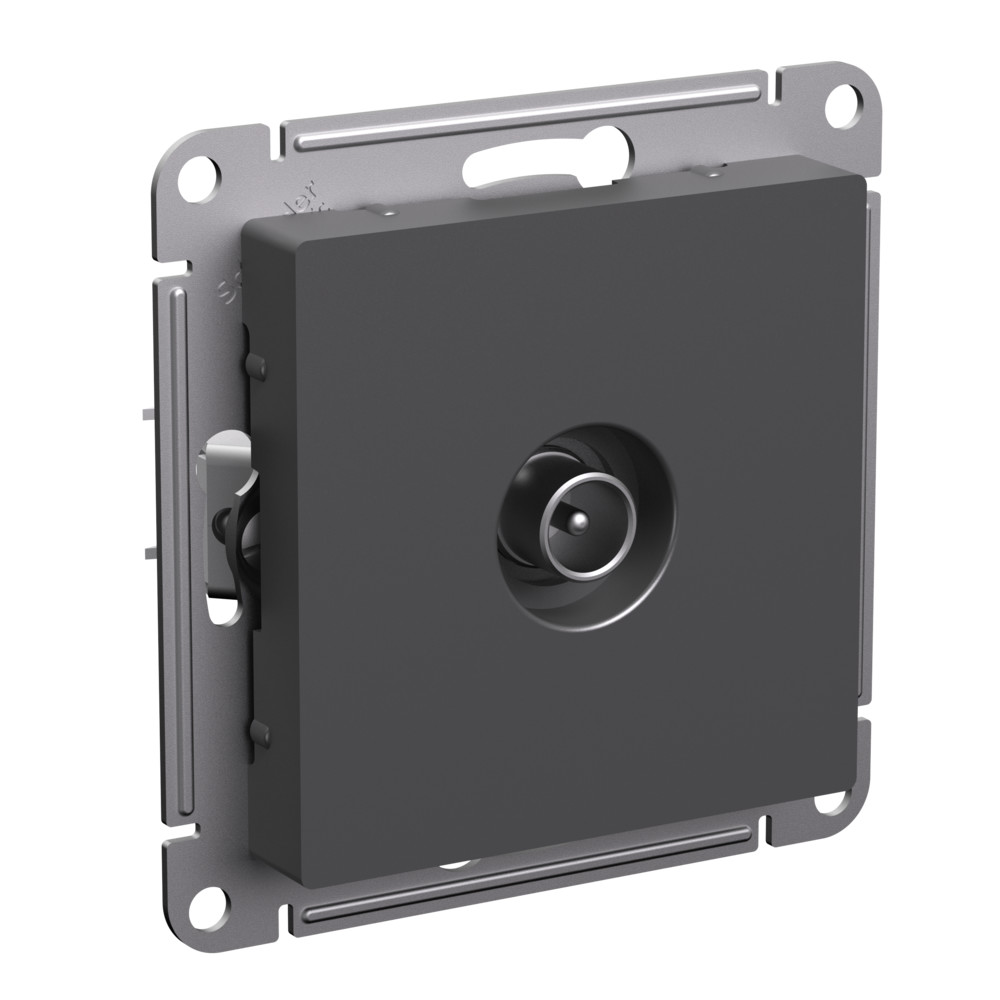 Systeme Electric AtlasDesign Базальт Розетка TV оконечная 1DB, механизм