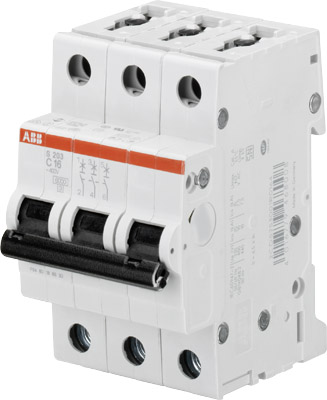 ABB Выключатель автоматический 3-полюсной S203M C3