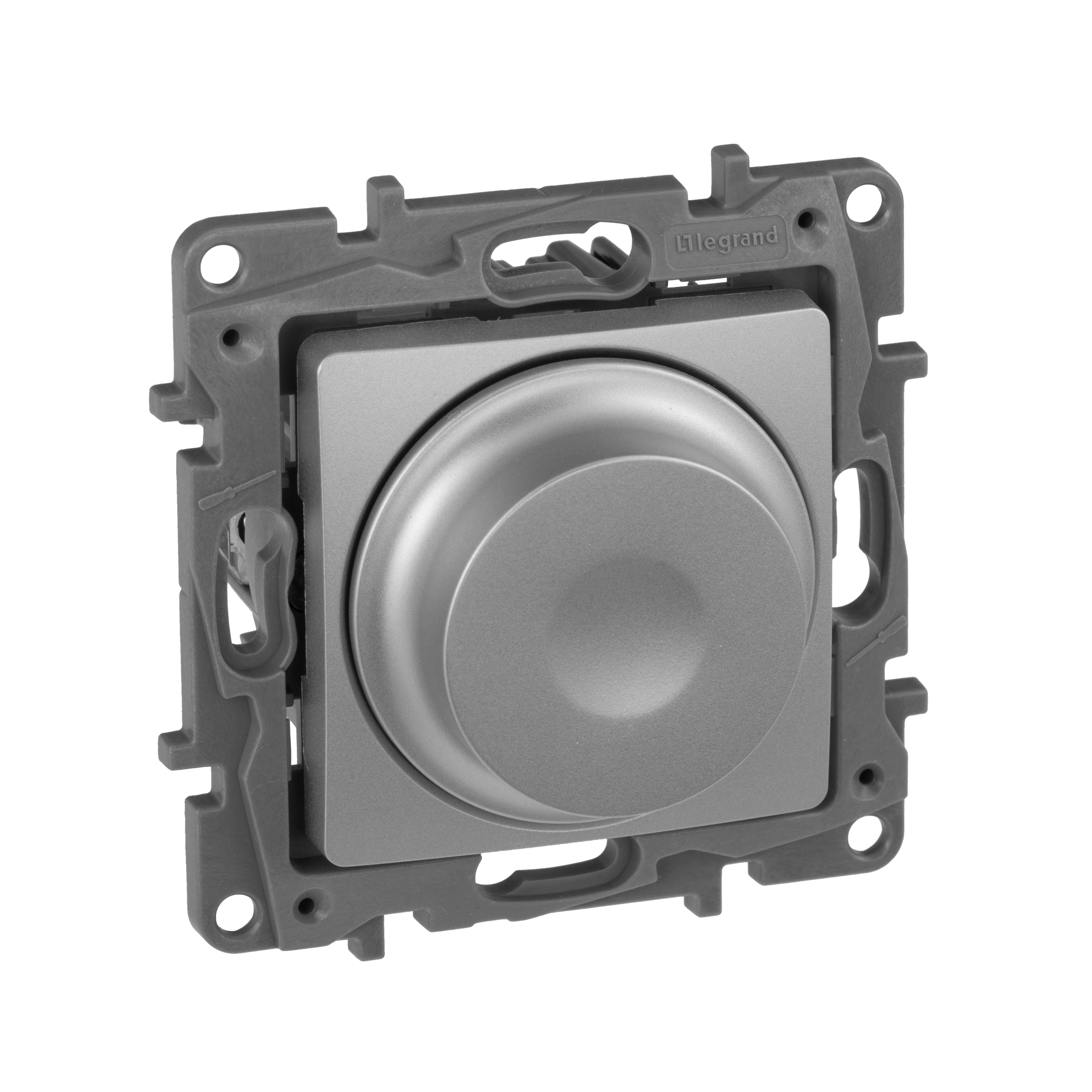 Legrand Etika Алюминимй Светорегулятор поворотный, 300Вт, без нейтрали