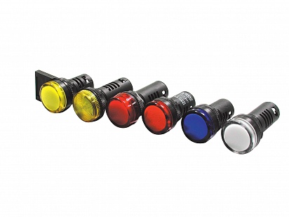 CHINT Индикатор помехозащищенный ND16-22D/4K2 желтый АС 230В (R)(CHINT)