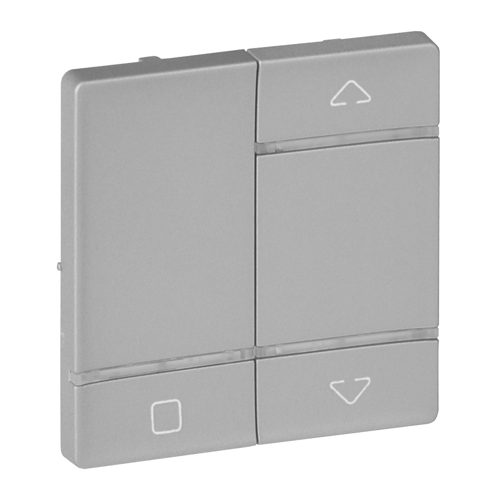 Legrand Valena LIFE Алюм MyHome Play Zigbee.Накладкадля радиопр. выкл.,для приводов ж/р