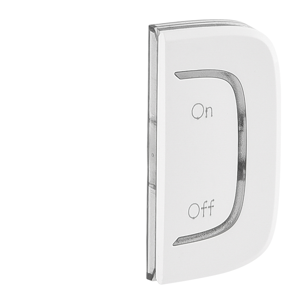 Legrand Valena ALLURE Бел MyHome Накладка мех. BUS/SCS.С символом "On-Off", 1 мод установка справа