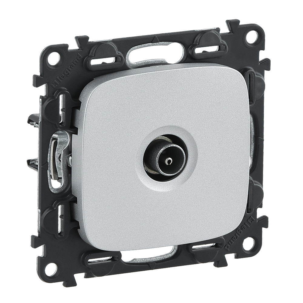 Legrand Valena ALLURE DIY Алюм Розетка TV "звезда" 0-2400 Мгц