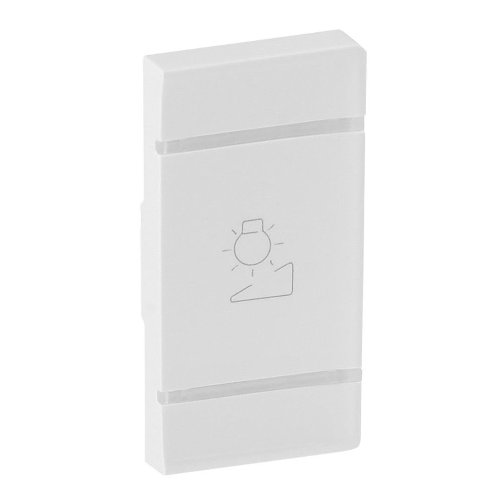 Legrand Valena LIFE Бел MyHome Накладка мех. BUS/SCS.С сим-м "Светор-р".1 модуль.Установка справа