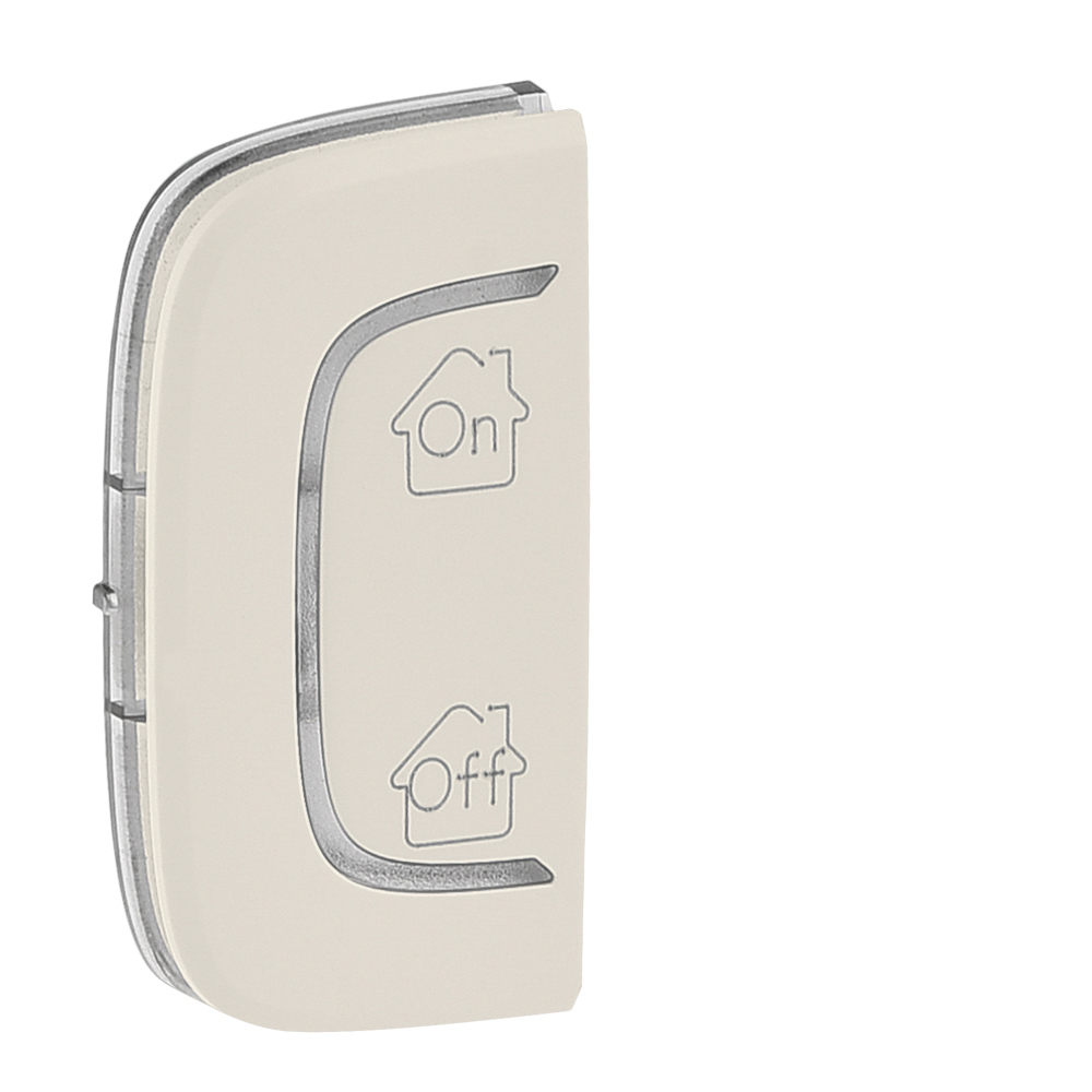 Legrand Valena ALLURE Сл.кость MyHome Накладка  мех. BUS/SCS.С сим-м "GEN-On-Off" 1 мод Уст. слева