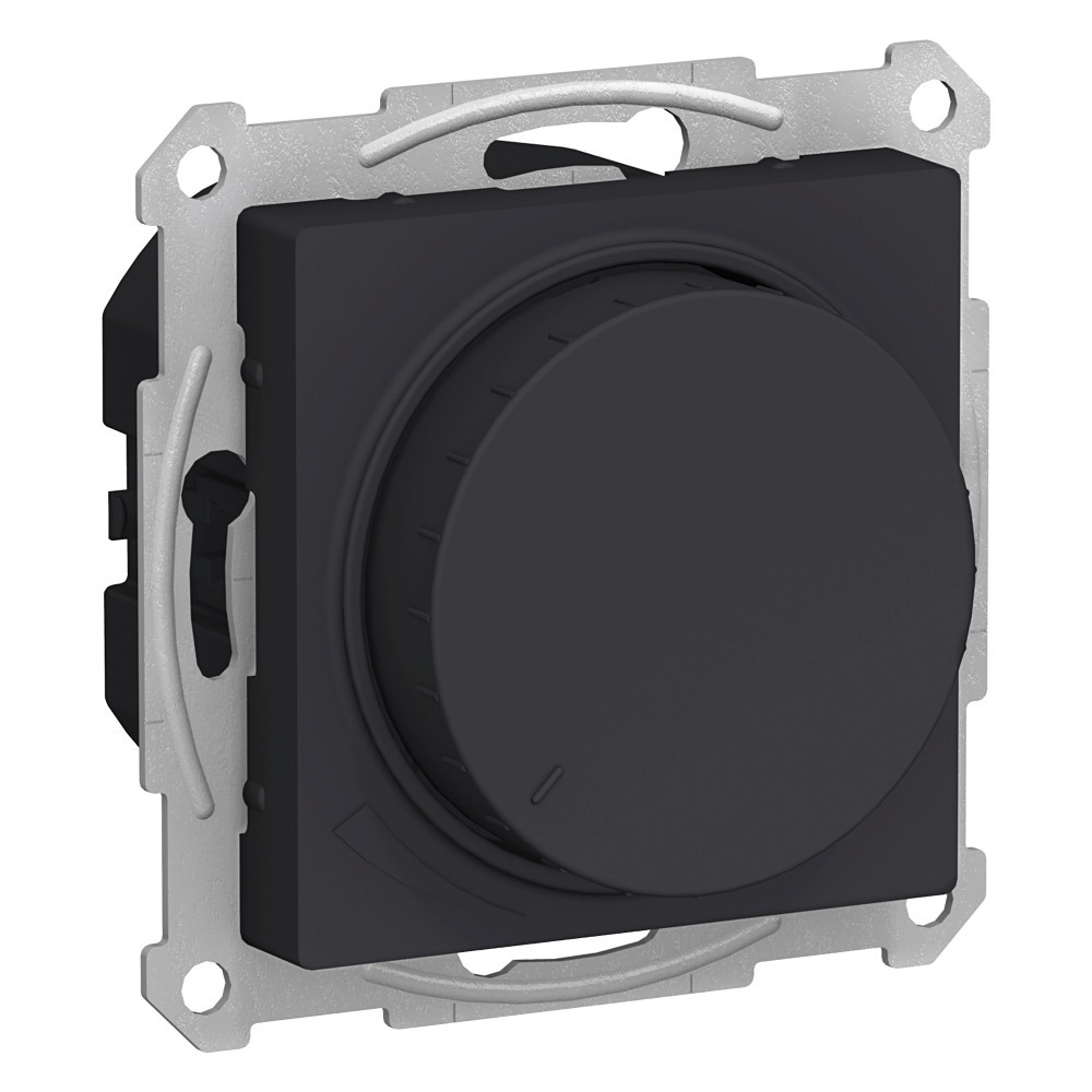 SE AtlasDesign Карбон Светорегулятор (диммер) повор-нажим, LED, RC, 400Вт, мех.