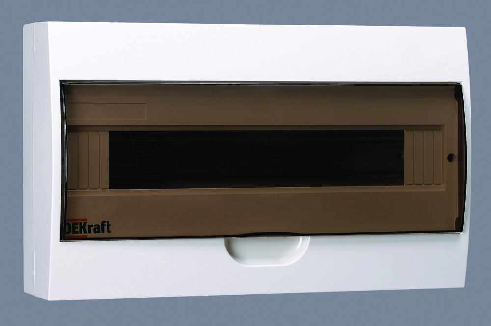Dekraft Корпус пластиковый навесной 18 мод. IP41 ЩРН-П-18