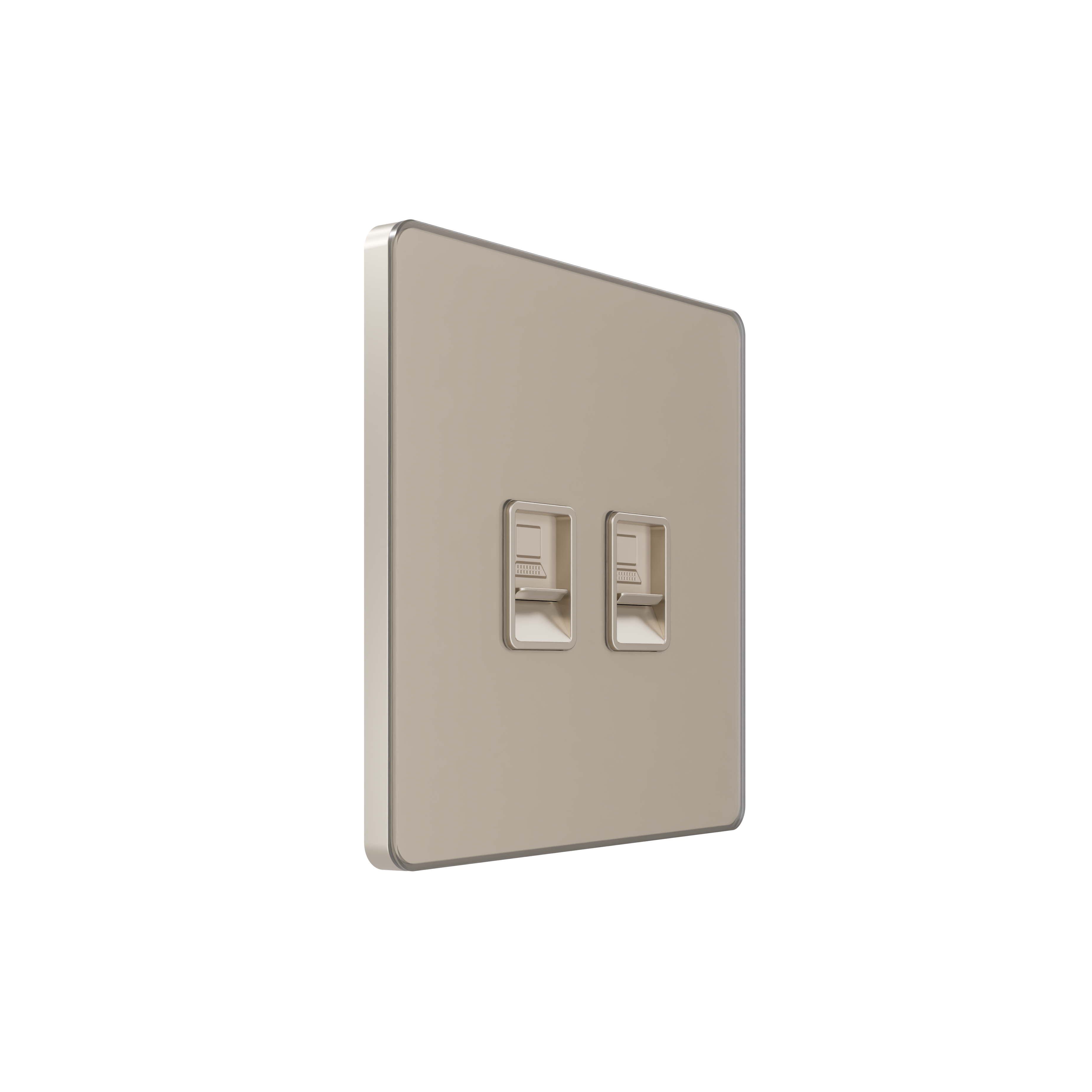 Systeme Electric Systeme Infinity Песчаный берег Розетка информационная RJ-45 кат.6 2-я
