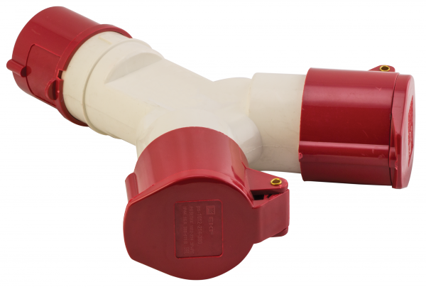 EKF PROxima Розетка двухлучевая 1012-214 3Р+РЕ 16А 380В IP44