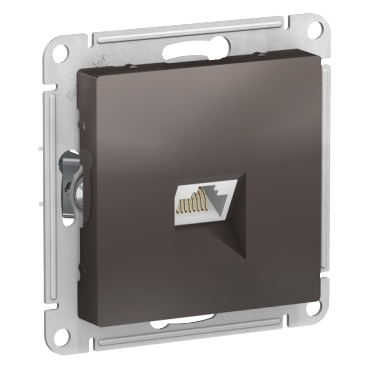 SE AtlasDesign Мокко Розетка компьютерная RJ45, кат. 6A, механизм