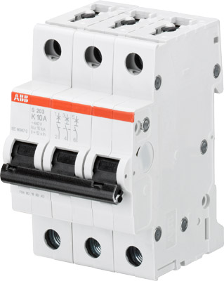 ABB Выключатель автоматический 3-полюсной S203M K63