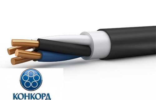 Кабель силовой ВВГнг(А)-LS 4х1,5ок(N)-0,66 ГОСТ (Конкорд)