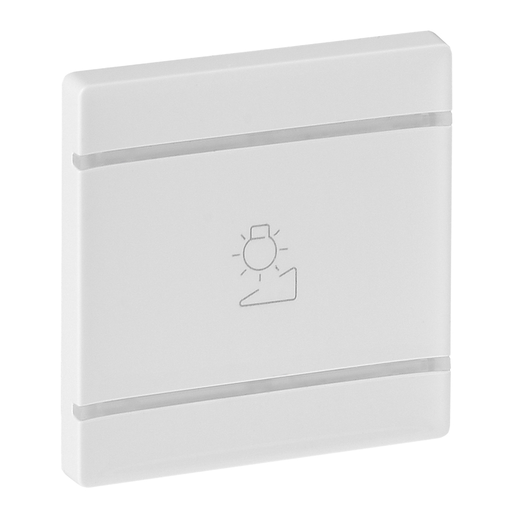 Legrand Valena LIFE Бел MyHome Накладка для мех. BUS/SCS.С символом "Светорегулятор".2 модуля