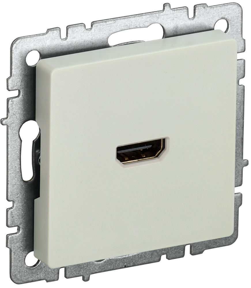 IEK BRITE Розетка HDMI РHDMI-0-БрКр бежевый