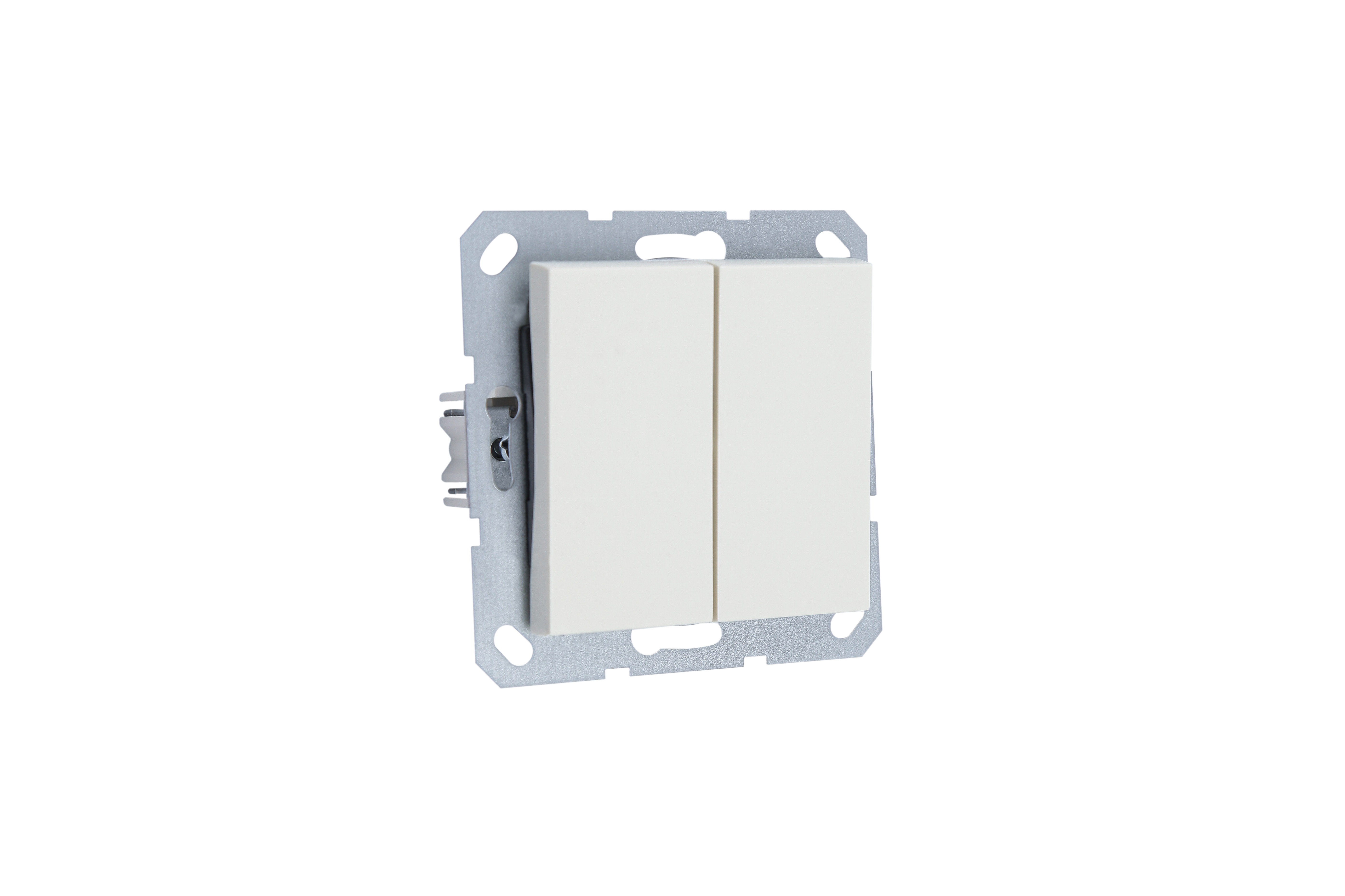 Jasmart G Слоновая кость Выключатель 2-кл проходной 10A 250V~