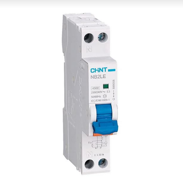CHINT Диф. авт. выкл. NB2LE 1P+N 40A 30mA 1мод., х-ка B, электронный тип AС, 6kA (R)