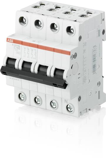 ABB Выключатель автоматический 3P+N S203 C80NA