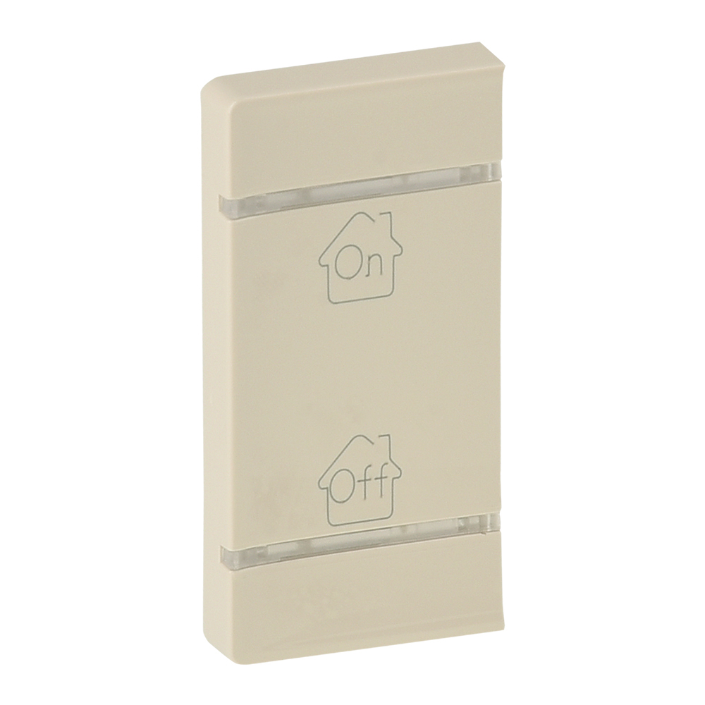 Legrand Valena LIFE Сл.кость MyHome Накладка для мех. BUS/SCS.С сим-м "GEN-On-Off".1 мод.Уст. слева