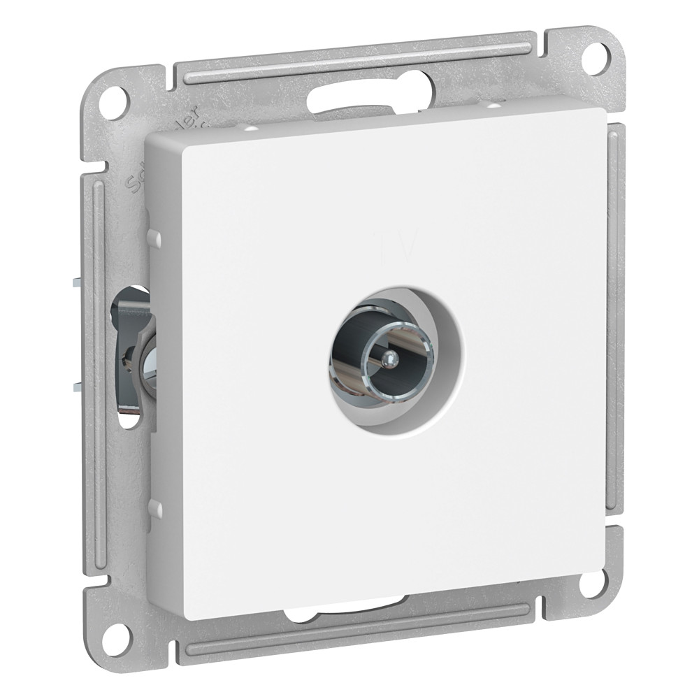 SE AtlasDesign Бел Розетка TV оконечная 1DB, механизм