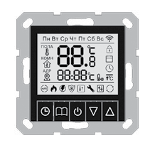 Jasmart G Черный матовый Терморегулятор электронный 16А 250V~ в комплекте с датчиком (4м, 5х20мм)