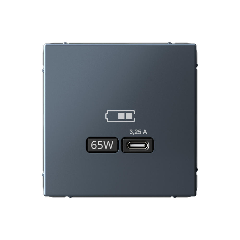 Systeme Electric ArtGallery Грифель USB Розетка тип-С 65Вт высокоскор.заряд. QC, PD, механизм