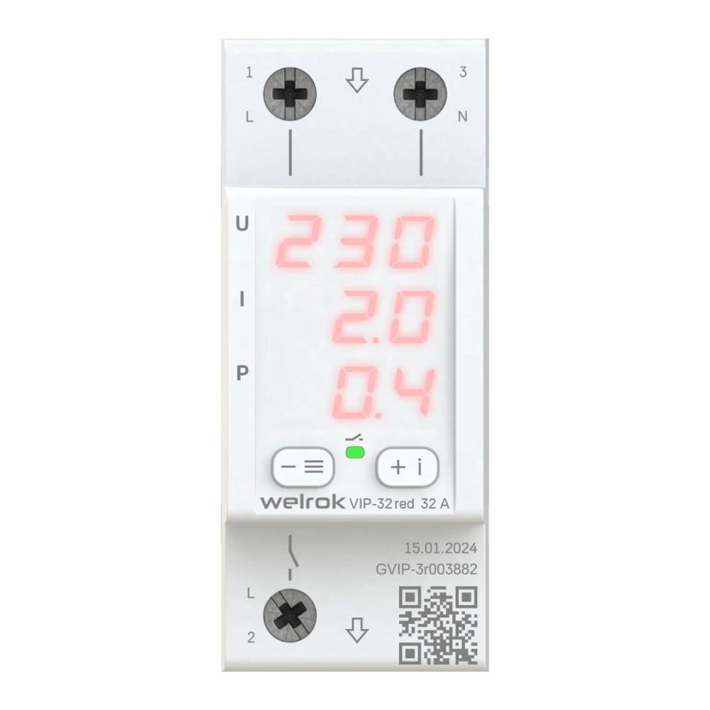 Welrok VIP-32 red 32 А (max 40 A), 7 360 ВА