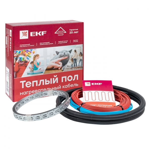 EKF PROxima Теплый пол (нагревательный кабель) 450Вт 32 м 3,0 м2