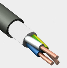 Кабель силовой ППГнг(А)-HF 5x50мм² черный ГОСТ