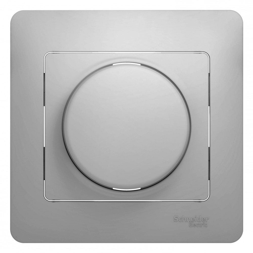 SE Glossa Алюминий Светорегулятор (диммер) LED, RC, 630Вт/ВА, в сборе