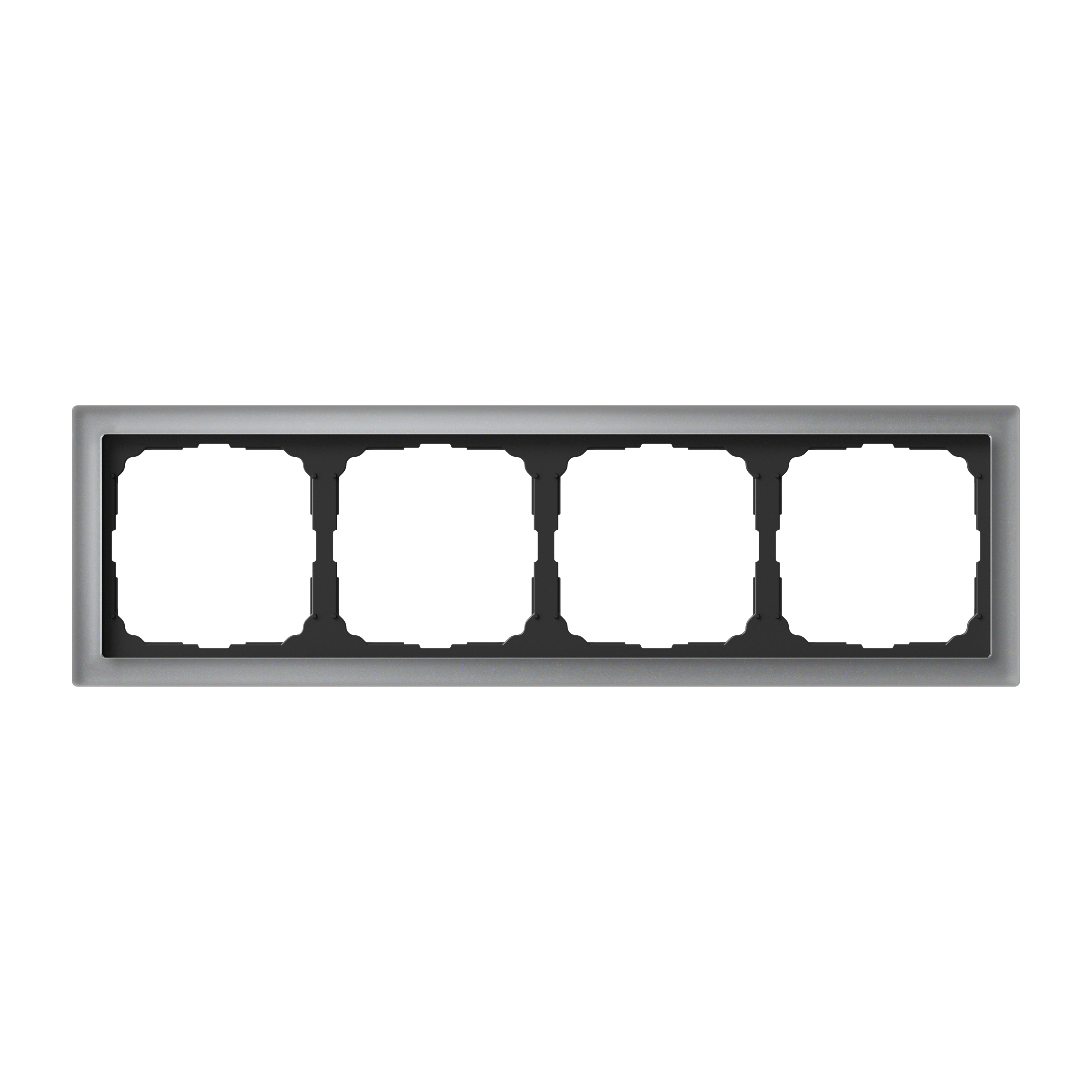 Systeme Electric ArtGallery Pure Органическое стекло Алюминий Рамка 4-ая