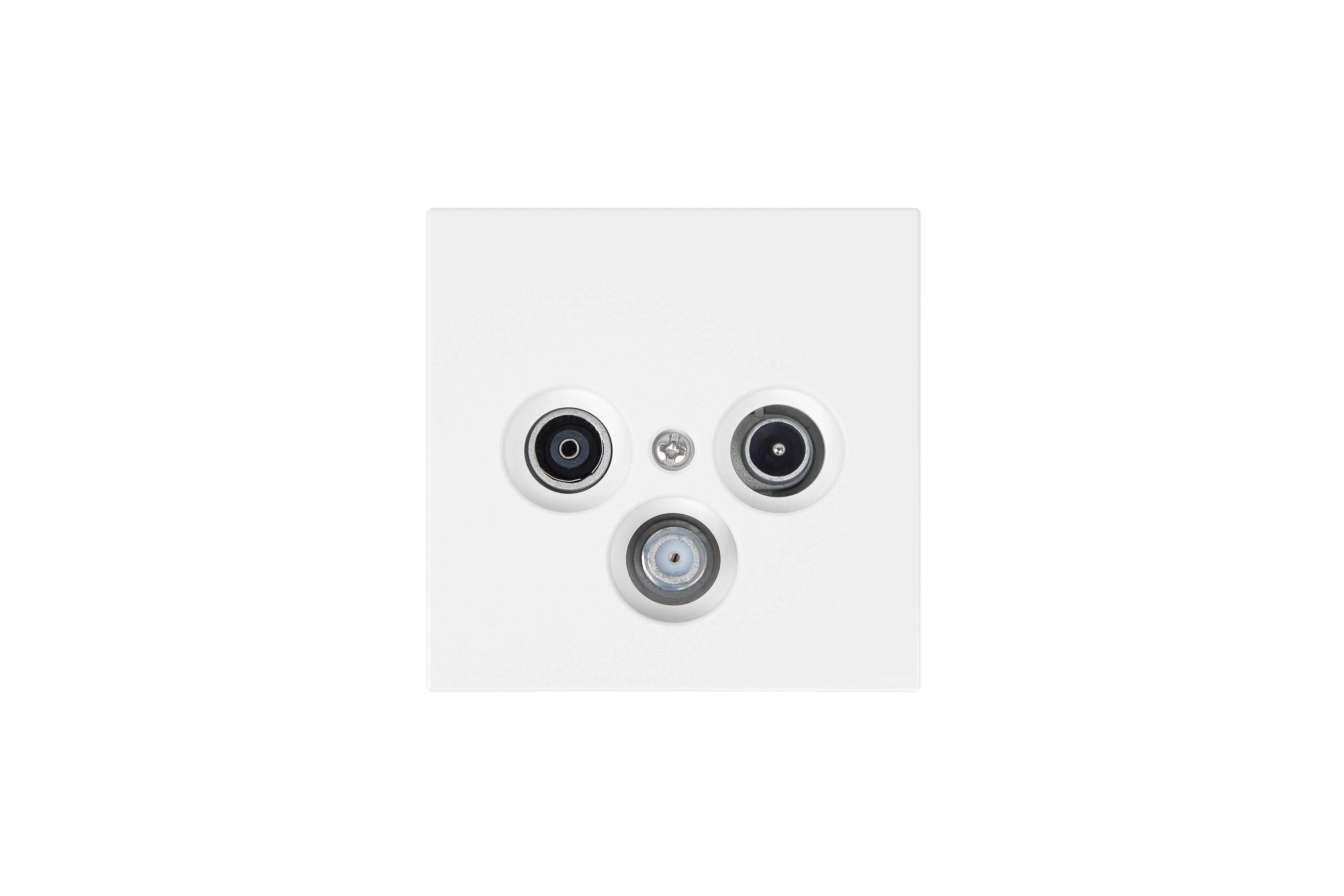 Jasmart FD Сахара Розетка TV+FM+SAT Φ9.5mm проходная