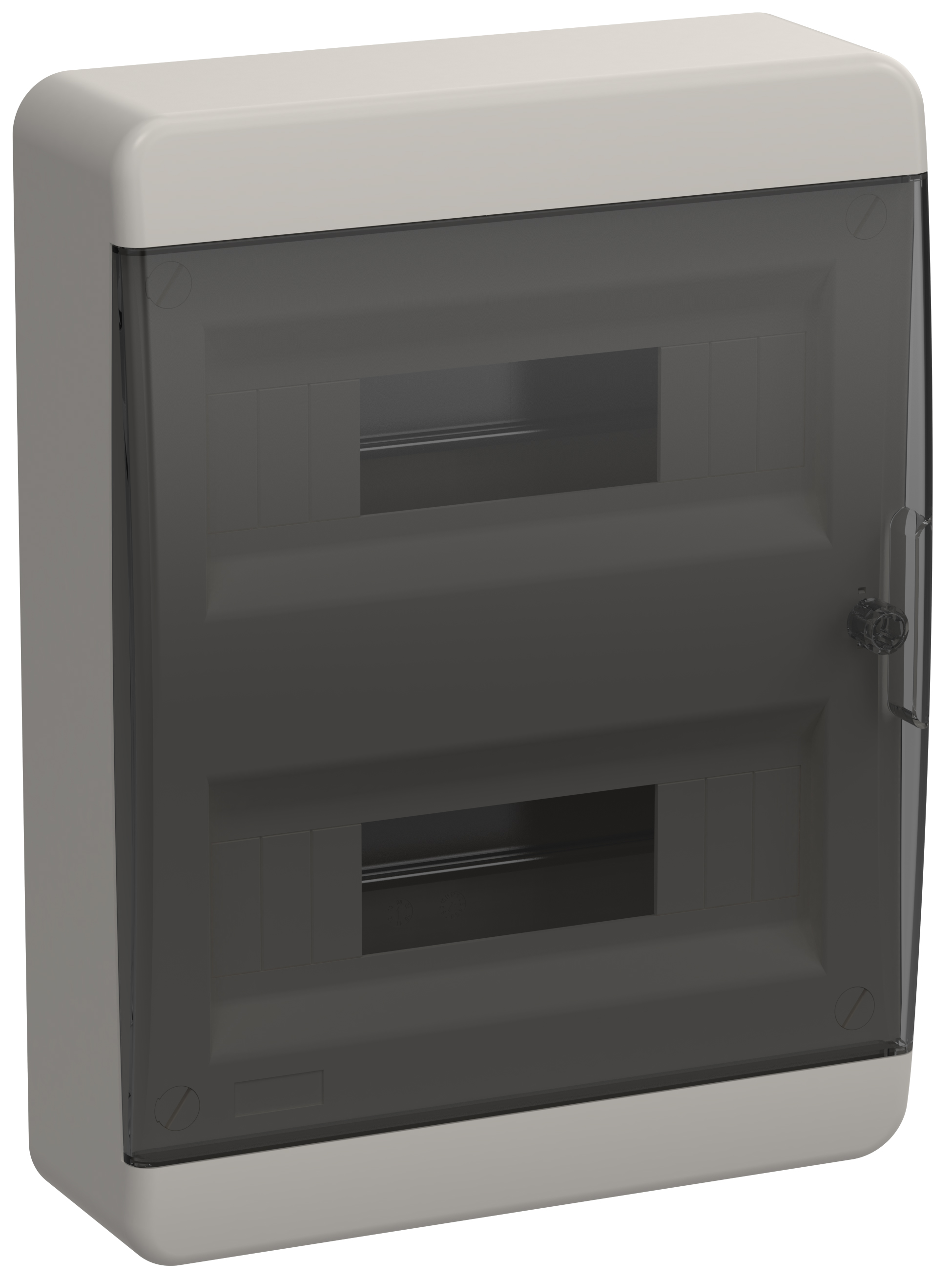 IEK TEKFOR Корпус пласт. ЩРН-П-24 IP41 черн. прозр. дверь