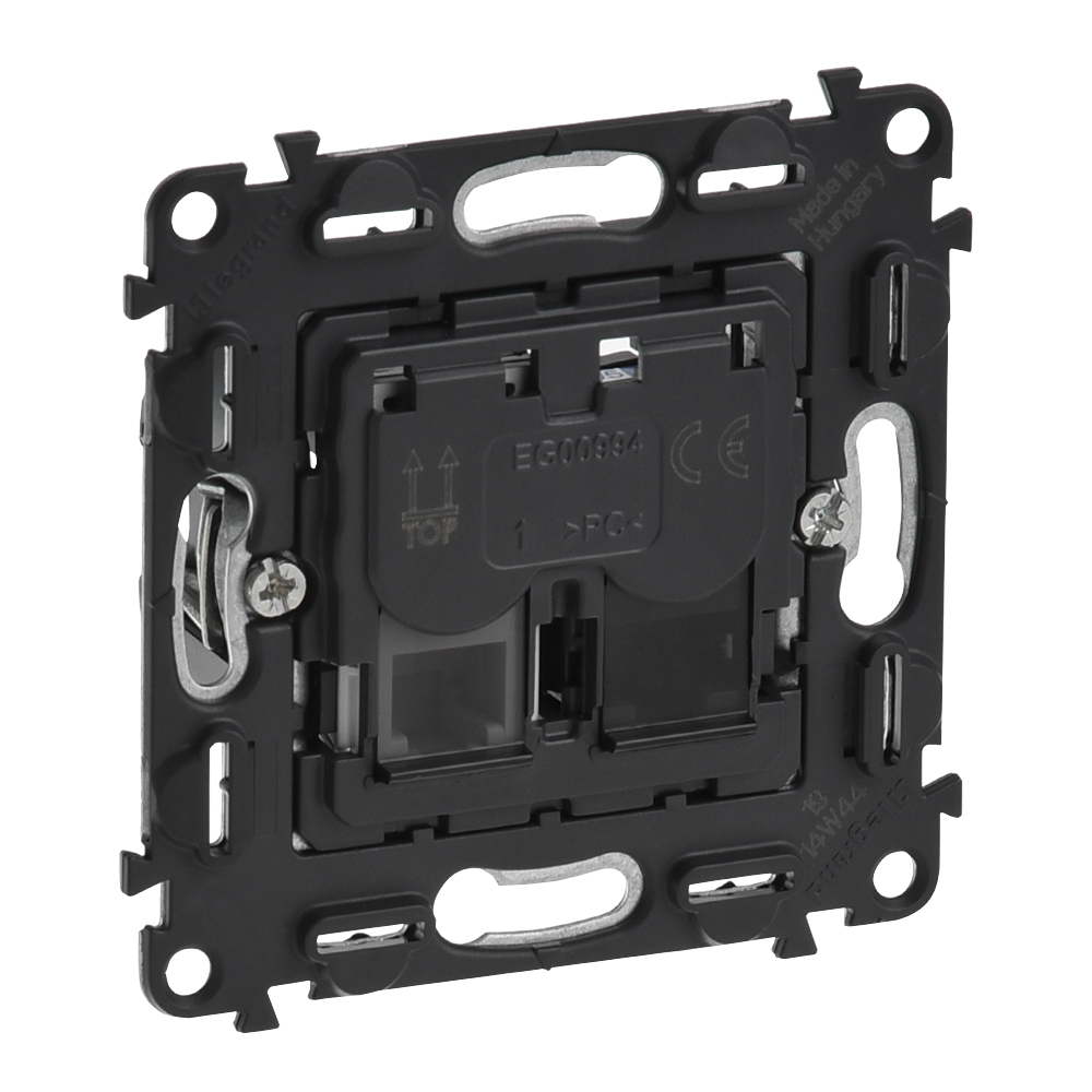 Legrand Valena Мех IN'MATIC Розетка 2-ая ТЛФ/комп RJ11/RJ45, Кат.6 UTP